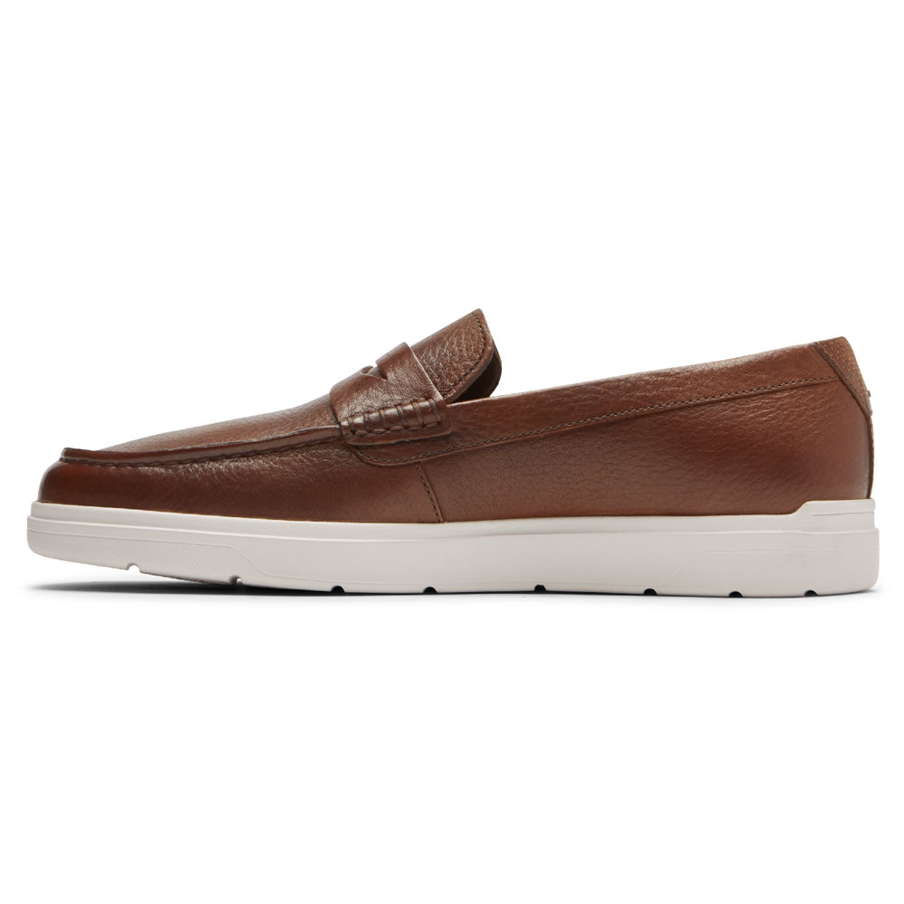 Mocassins Rockport Homem Marrom - Total Motion Lite Penny - 68453ZLYO